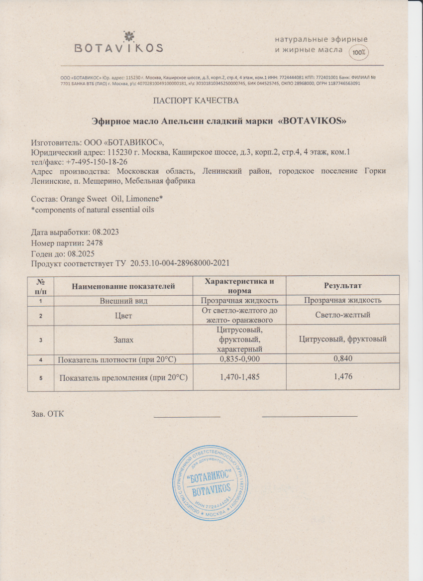Паспорт №082023